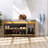 Bamboo Shoe Bench Rack with Storage-105350934