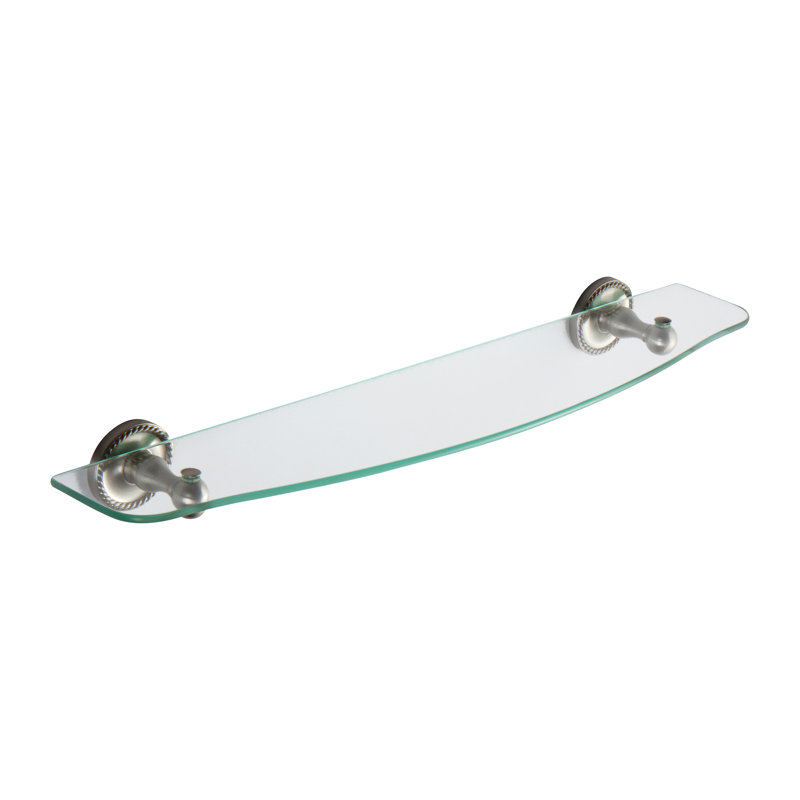 Canterbury Accent Shelf, Polished Chrome, 2.6" H x 18" W x 5" D