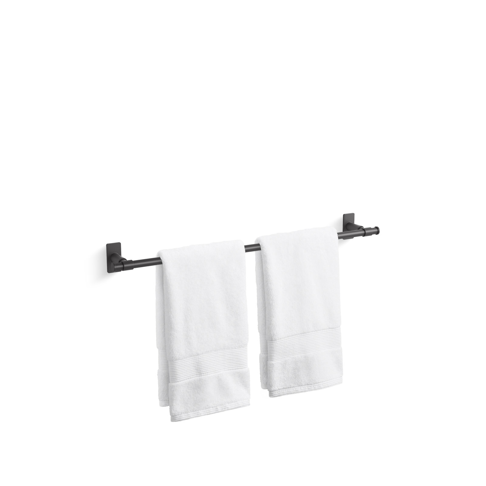 Castia by Studio McGee Towel Bar, 2.5" H x 24" W x 3.25" D, Matte Black