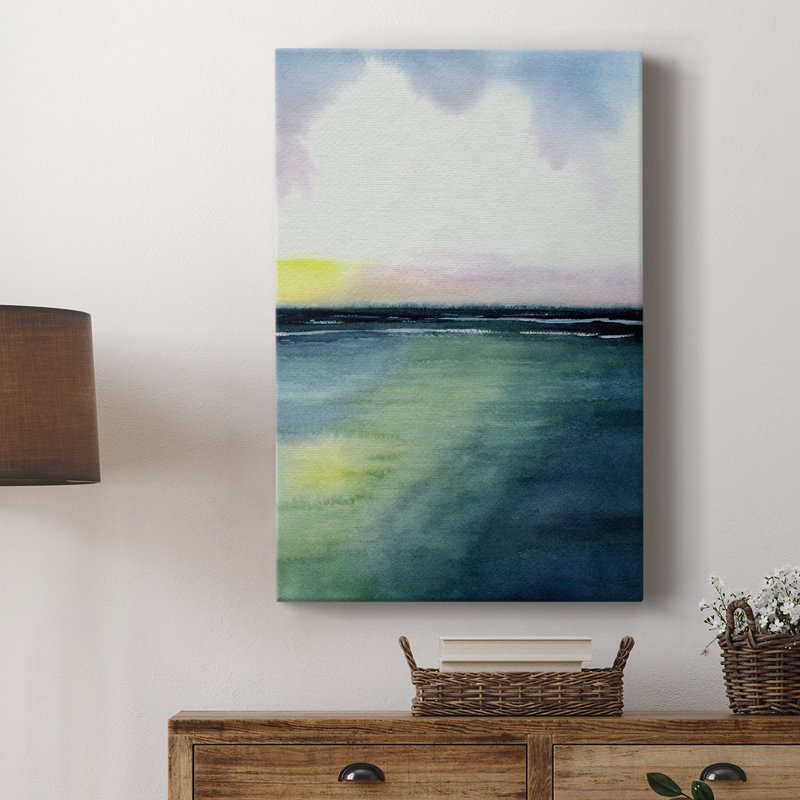 Sherbet Sunset Diptych II - galerie sur mesure Cavas, H 60 po x l 40 po