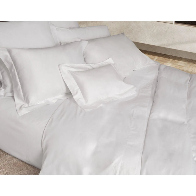 Nuvola Flat Sheet, White, Queen Flat Sheet
