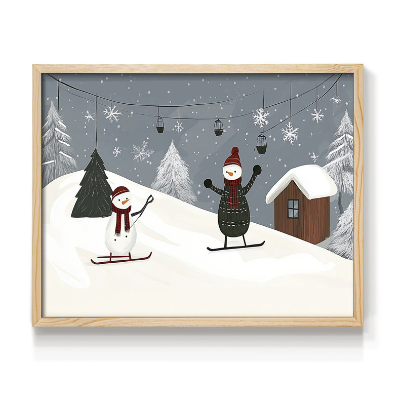 Chirstmas Art-DIX - reproduction encadrée, Naturel