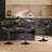 Jaquela Swivel Bar Stool of 1/2, Counter Height Bar Stools with Back and Footrest, Adjustable Counter Stools 24" to 33", Faux Leather Modern Stools for Kitchen Island-1581748363-1568819707