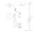 12 Inch Square Shower System With Dual - Wall Mounted, Head Mounted-118625393