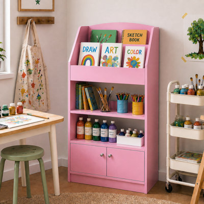 65cm Book, Magazine, Display Storage Cabinet