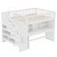 Lit mezzanine double en bois massif avec bureau mobile et tablettes-2034062991-2034062992