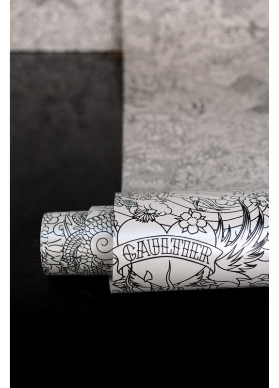 Les Papiers Wallpaper Double Roll, Noir