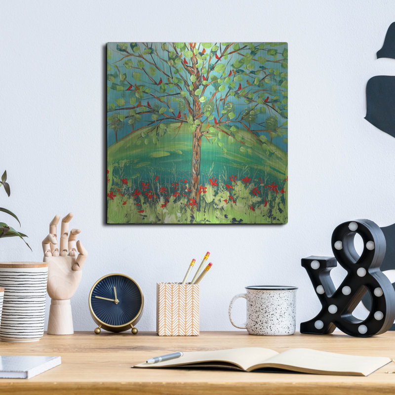 «Family Tree» par Estelle Grengs, H 12 po x l 12 po