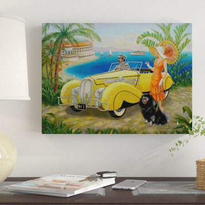 «Great Gatsby», reproduction de peinture acrylique sur toile tendue