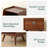 Solid Oak Nightstand-Brown Oak-2039180415