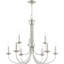 Lustre style chandelier 9 lumières Arunvir-391015177