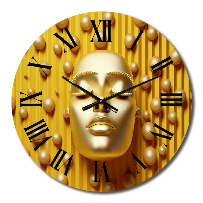 Horloge murale en métal, Médium