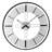 QXA820KLH Wall Clock, Black