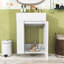 Meuble-lavabo mural de 20 po avec panneau de fibres à densité moyenne durable-2146959652