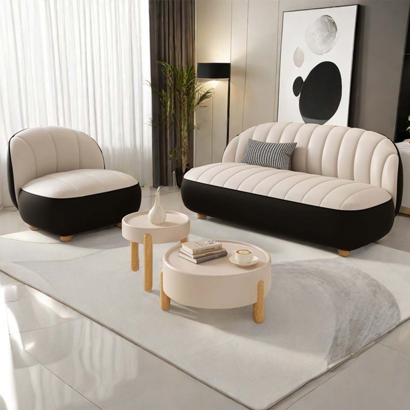 Petit canapé de style crème salon Bedro