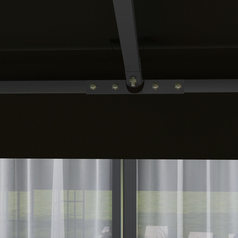 Skylene 17 Stories Polyester Replacement Canopy for Canopy, Black