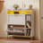 Narrow Shoe Cabinet with LED Lights