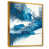 Toile avec cadre flottant or