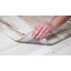 Tapis intérieur / extérieur à motif linéaire beige / brun 7 pi x 10 pi (6 pi 6 po x 9 pi 6 po) Karsoni-995175517