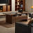Simple black walnut coffee table-105866278