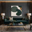 Minimalisme 54, art mural sur toile beige-484797986