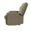 Fauteuil inclinable manuel en microsuède gris Granada