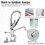 Robinet de cuisine standard en laiton et acier inoxydable commercial