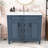 Modern Bathroom Vanity with Top Sink, Storage Cabinet with Soft Closing Doors and Drawers-135556938