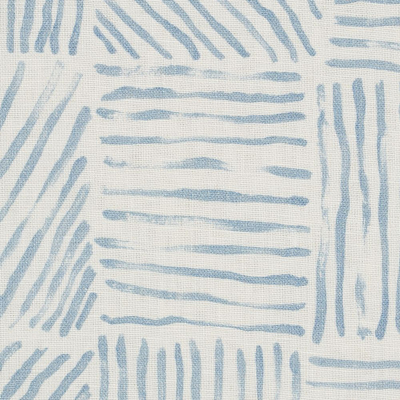 Tissu Katama Schumacher x Caroline Z Hurley, Ciel