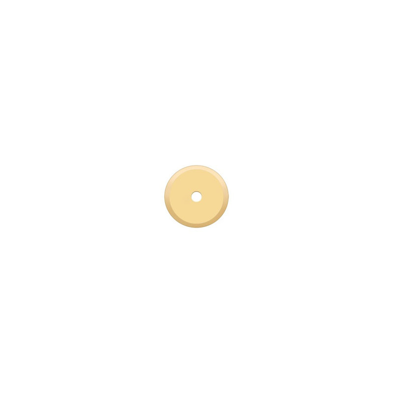 Metal Knob Backplate, PVD Polished Brass