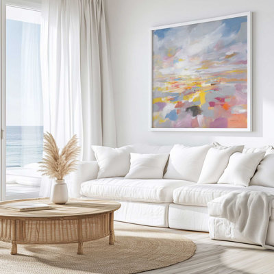 Dreamy Evening Abstract Canvas Print