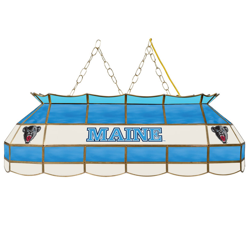 Luminaire suspendu géométrique 3 lumières pour table de billard Naval Academy, Maine