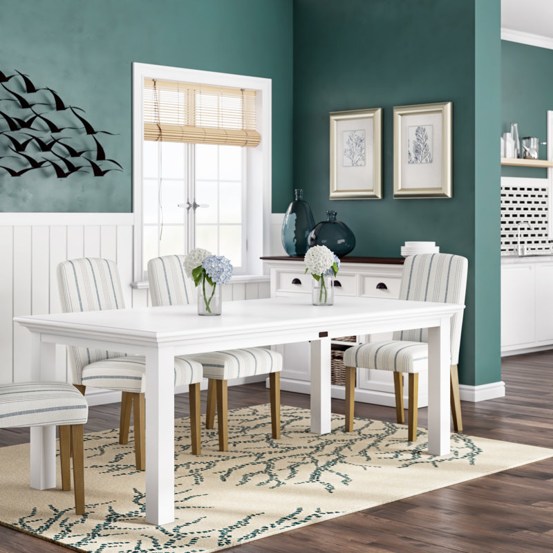 Angellique Mahogany Dining Table, 30" H x 40" W x 79" L
