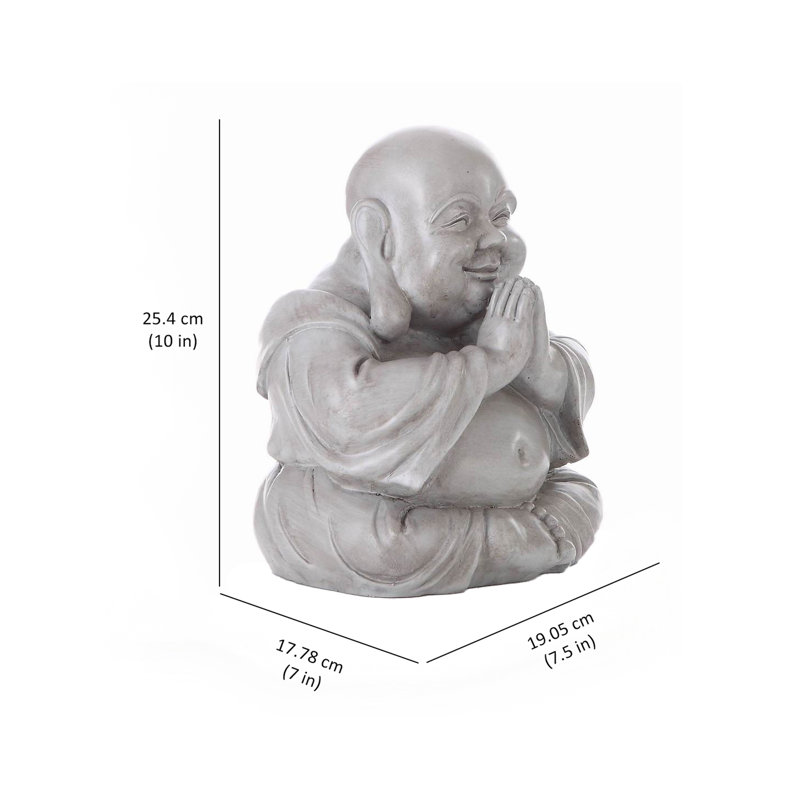 Statue de Bouddha assis et priant