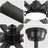 72 Inch Modern Large Design Ceiling Fans With Smart Remote Control 6 Wind Speed DC Motor Black For Living Room-938974419