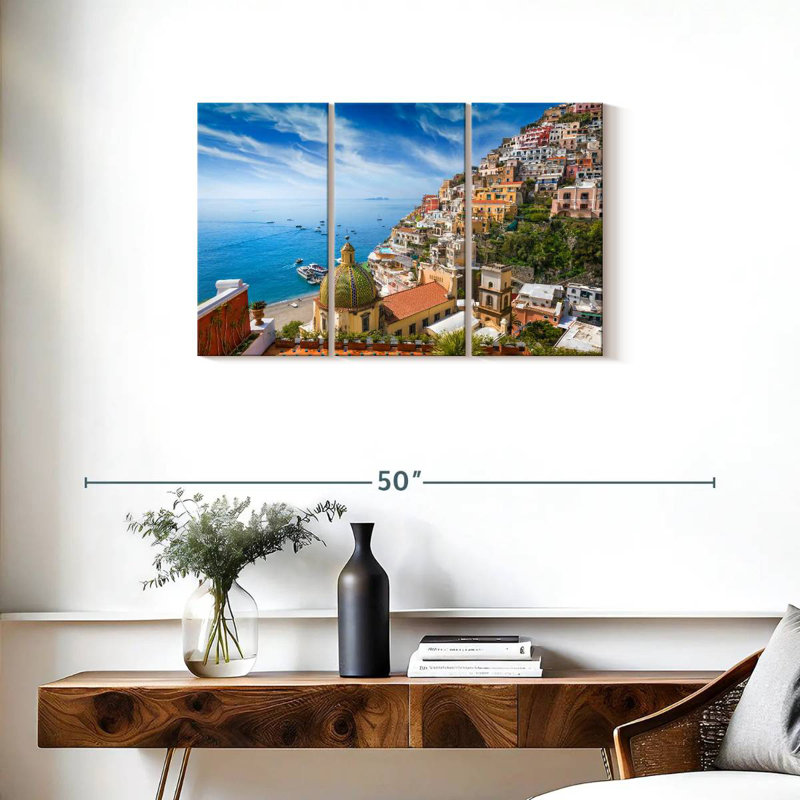 Nicci Seaside Town Of Positano, 20" H x 33" W