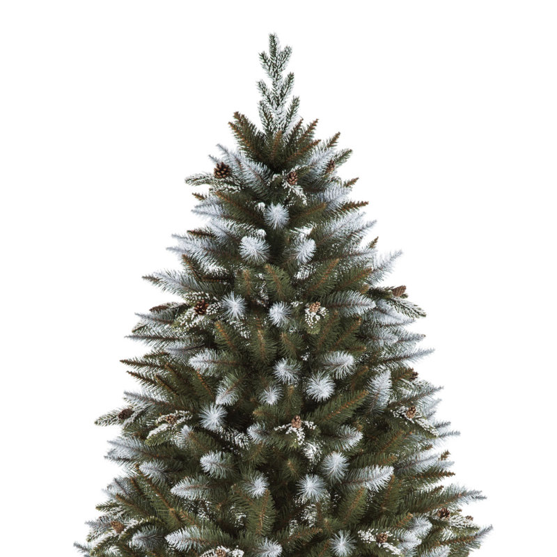 Artificial Spruce Christmas Tree, 4.92ft H x 2.95ft W x 2.95ft D