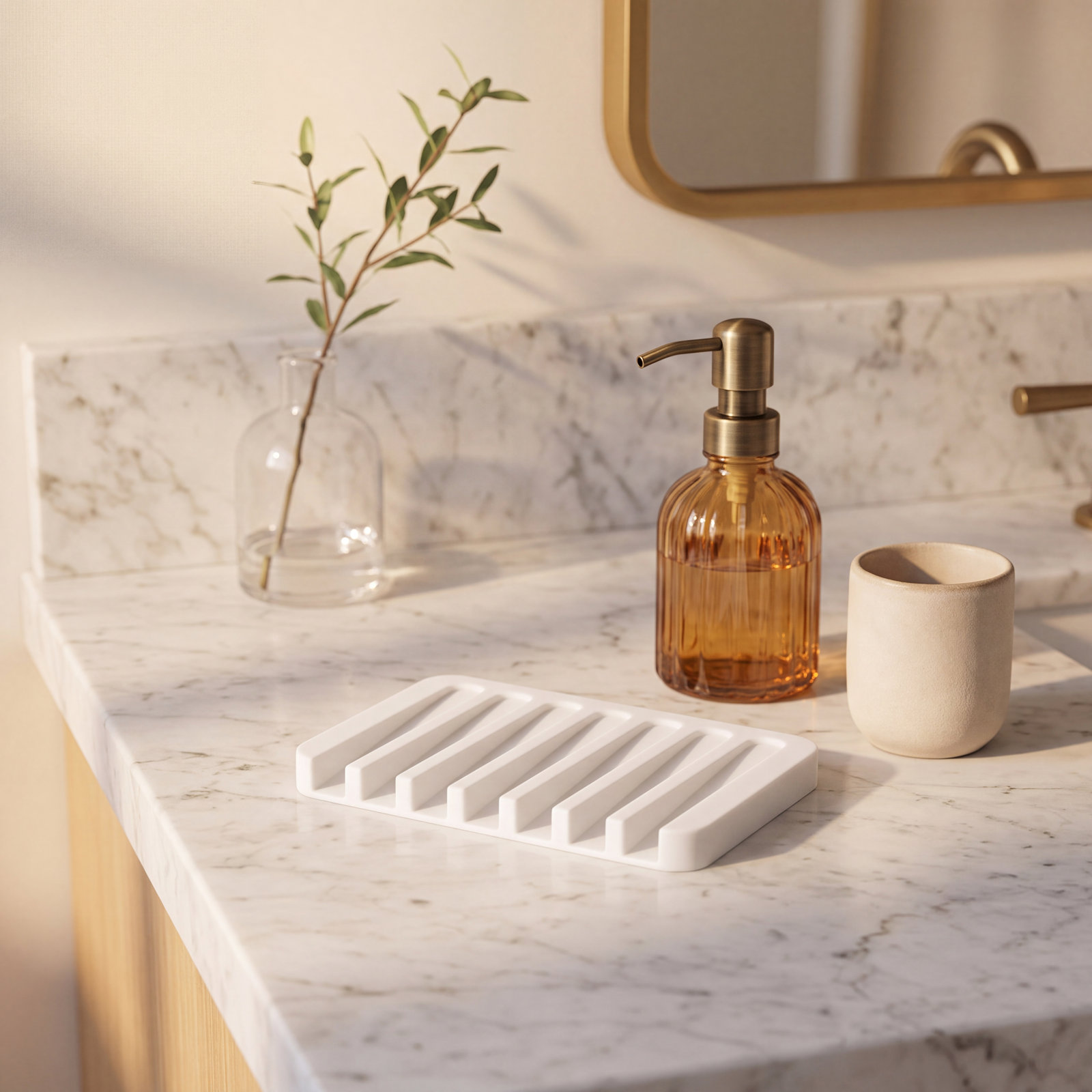 Soap Dish, White