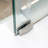 57.5"-60" W X 80" H Frameless Single Sliding Shower Door with Soft Close System, with 5/16"(8mm) Clear Tempered Glass-63542915