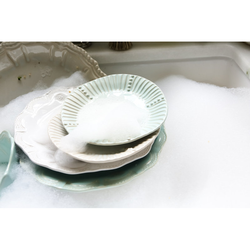 Incanto Handmade Stoneware Dinner Plate, White