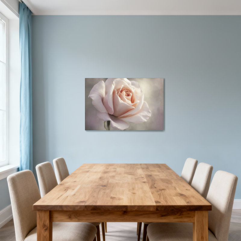 Plantes et fleurs, rose doux, gros plan, motif floral Z251224084240944479, H 12 po x l 18 po
