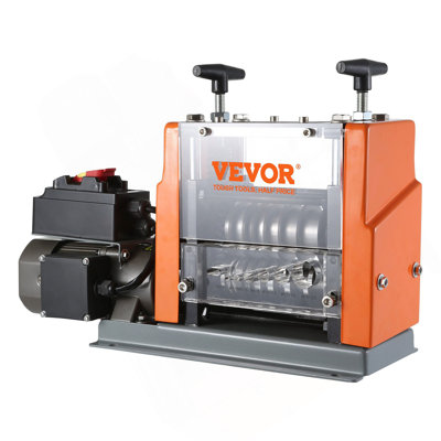Automatic Wire Stripping Machine, 0.06''-0.98'' Electric Motorized Cable Stripper, 60 W, Wire Peeler With Visible Stripping Depth Reference, 6 Round & 1 Flat Channels For Scrap Copper Recycling