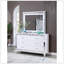Commode, champagne argenté