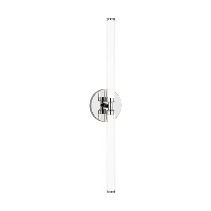 Poza 2 - Light LED Bath Sconce,  Polished Nickel, 5" H x 25.6" W x 2.8" D