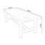 Bureau rectangulaire en bois massif brun clair-576073433