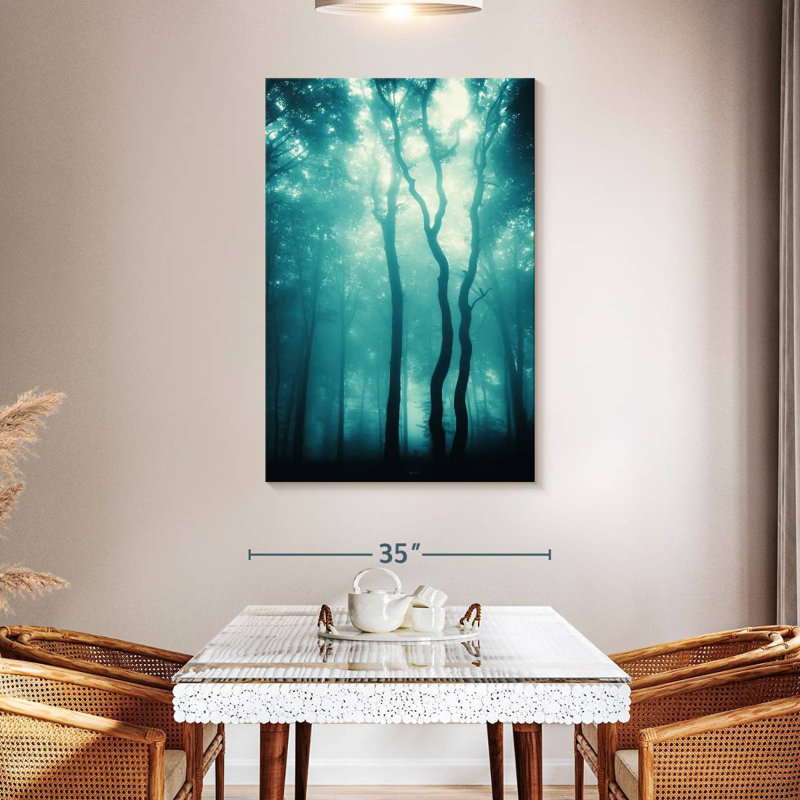 Harnek Blue Light Woods, 48" H x 32" W