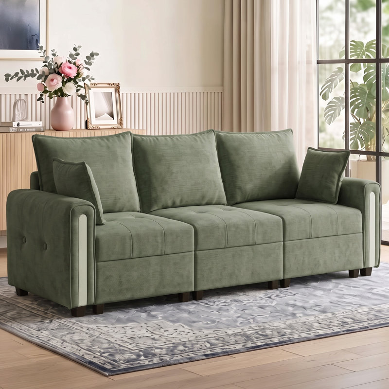 228 cm W Patio Sofa