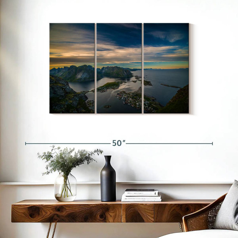 Epic Norwegian Scenery, 24" H x 38" W
