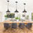 3- Light 10.5 Inches Farmhouse Pendant Light For Kitchen, Dining Room Living -119402930