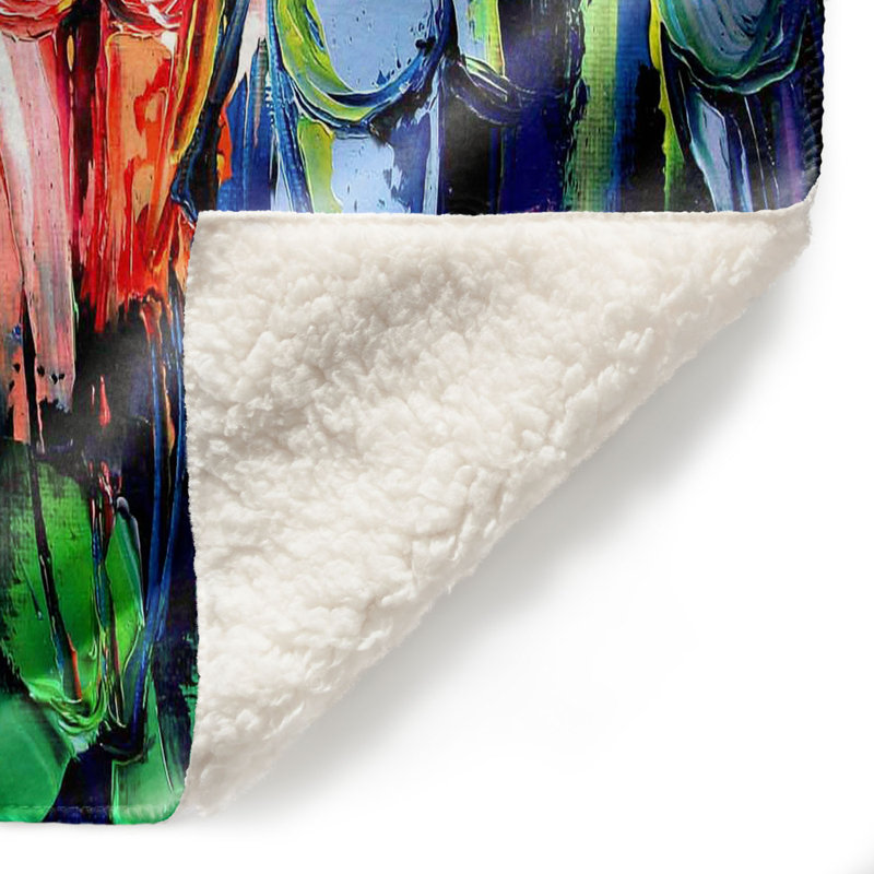  Couverture douce en sherpa, 51 po x 60 po